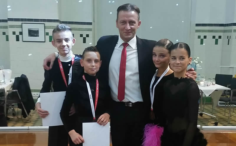 Sandra Tomczak i Jakub Szczepaniak piątą parą Mistrzostw Polski Juniorów Młodszych w tańcach latynoamerykańskich