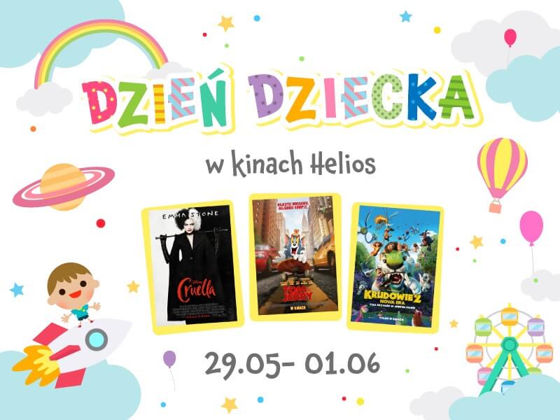 Kino Helios zaprasza na filmowy Dzień Dziecka!