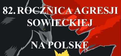 Zaproszenie na obchody 82. rocznicy agresji sowieckiej na Polskę